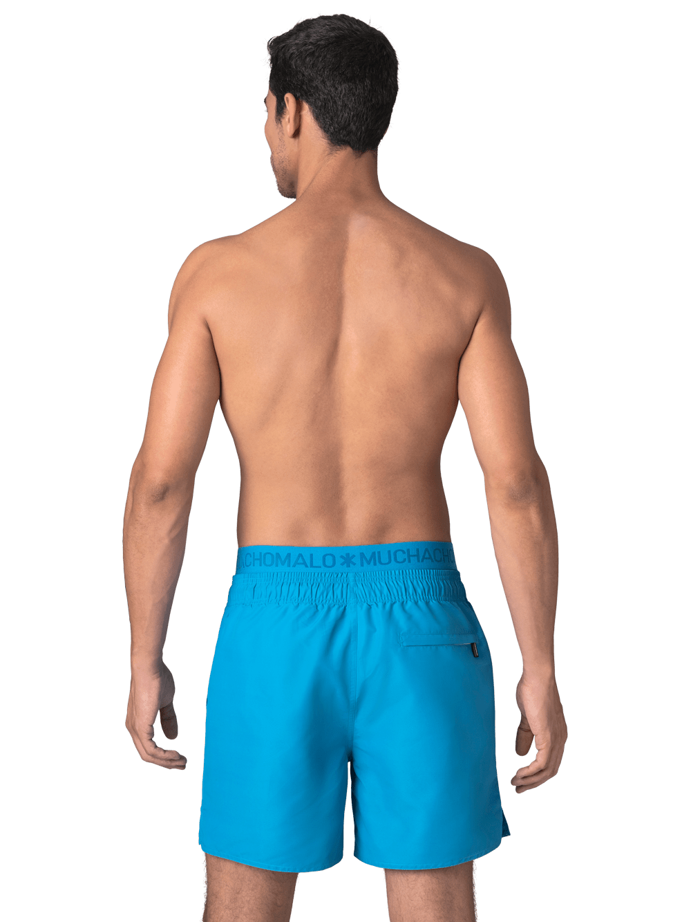 Heren Zwembroek Blauw + Gratis Microfiber boxershort