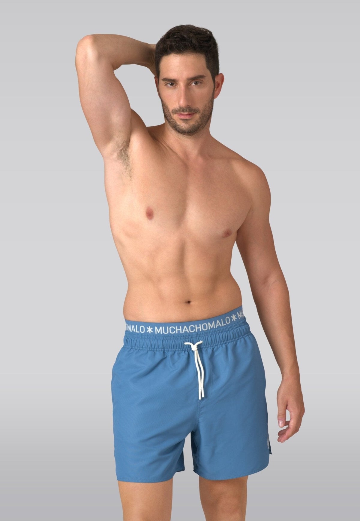 Heren zwembroek blauw