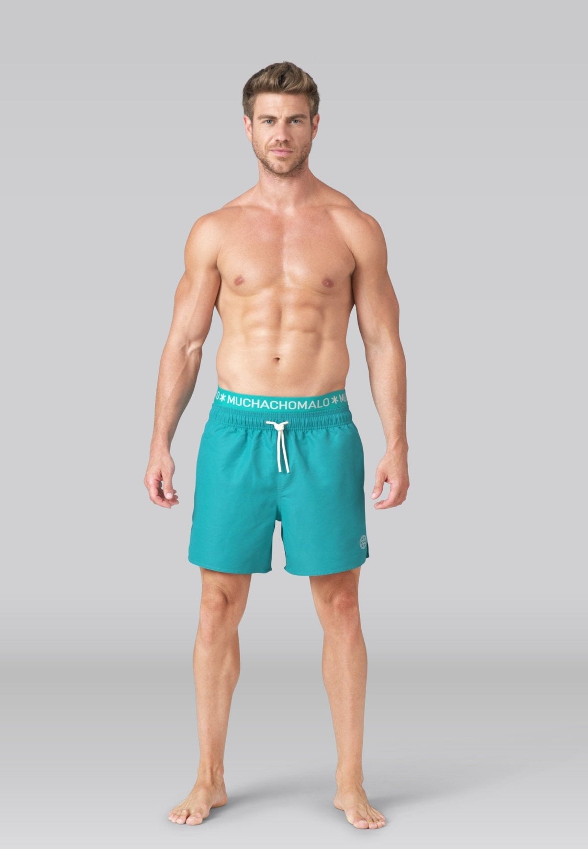 Heren zwembroek blauw