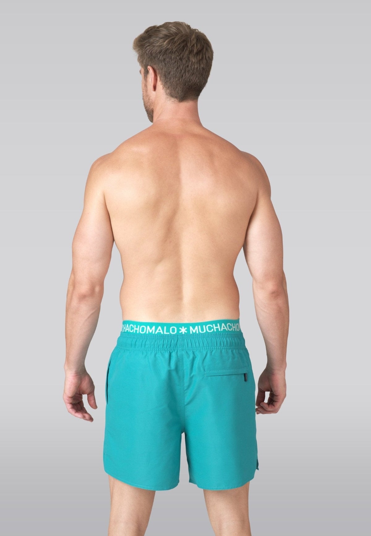 Heren zwembroek blauw