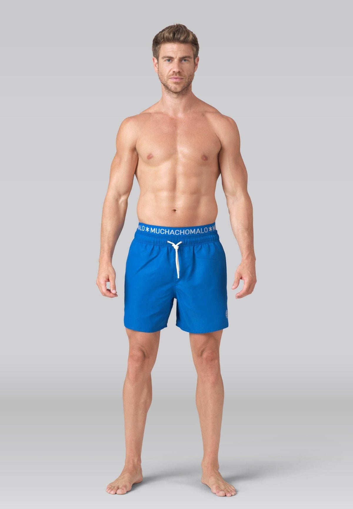 Heren zwembroek blauw