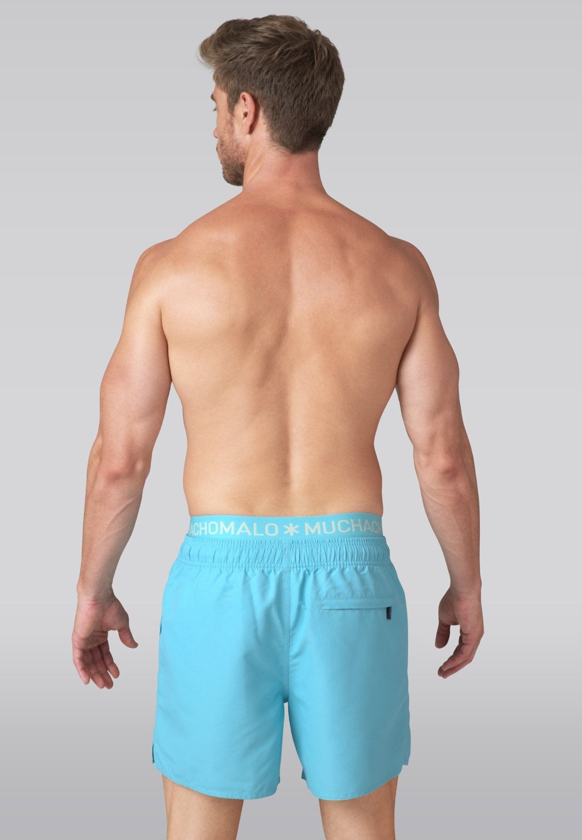 Heren zwembroek blauw