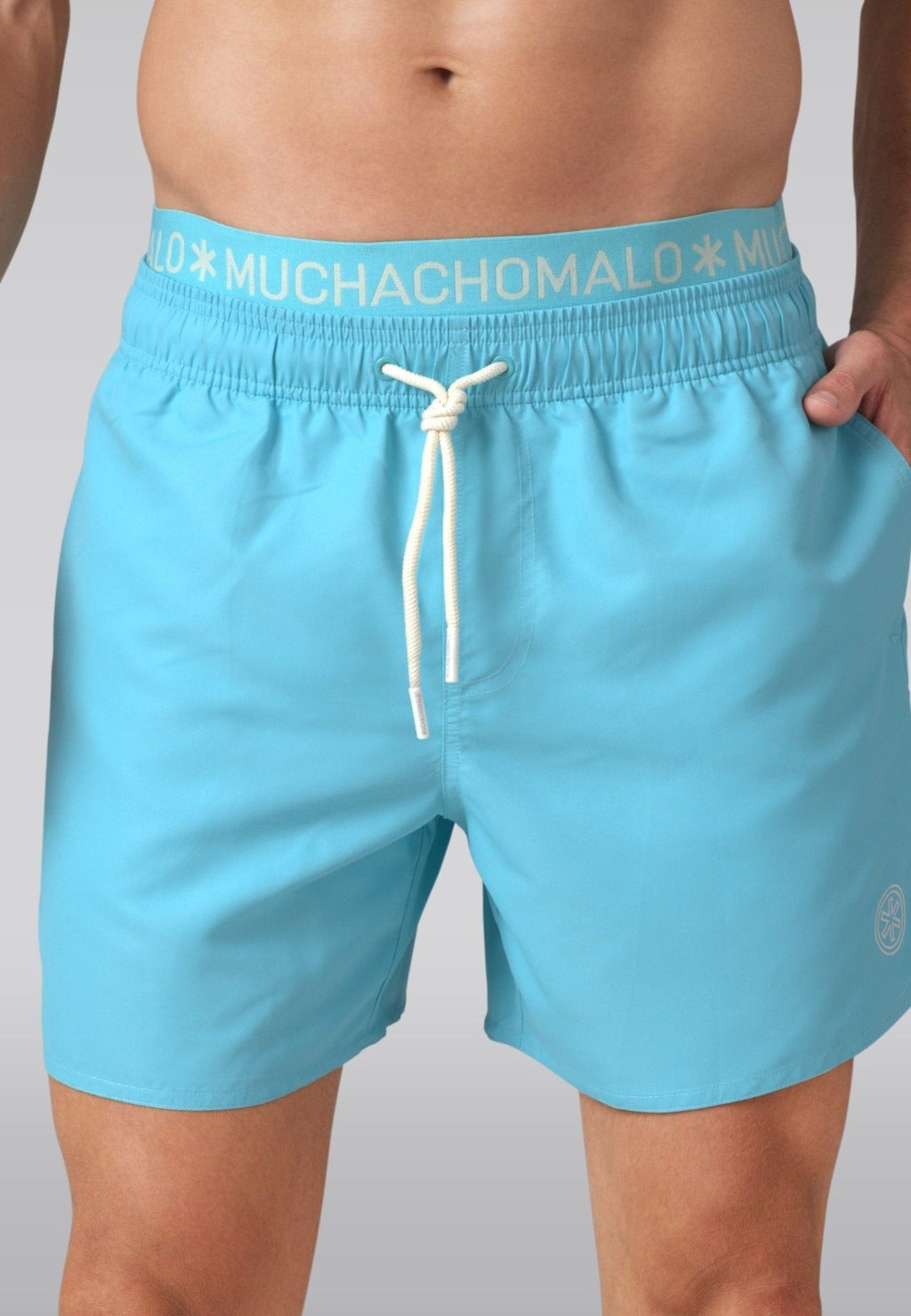 Heren zwembroek blauw