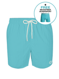 Heren zwembroek blauw