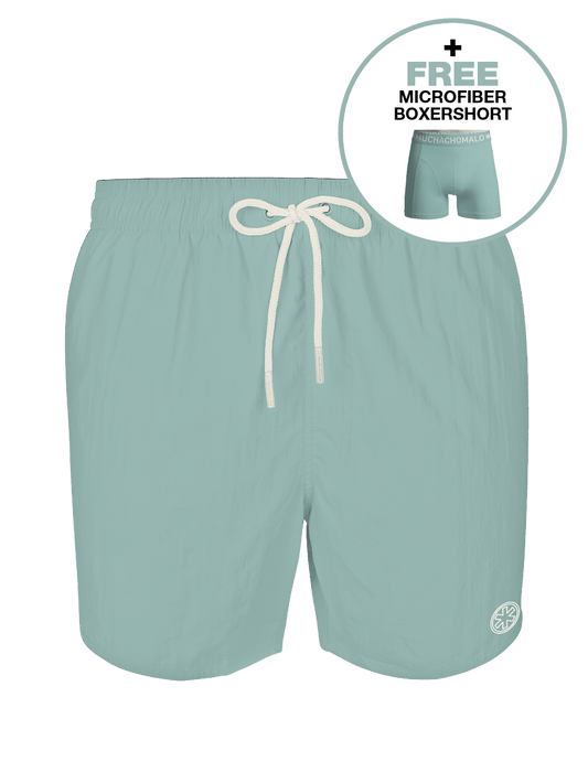 Heren zwembroek blauw