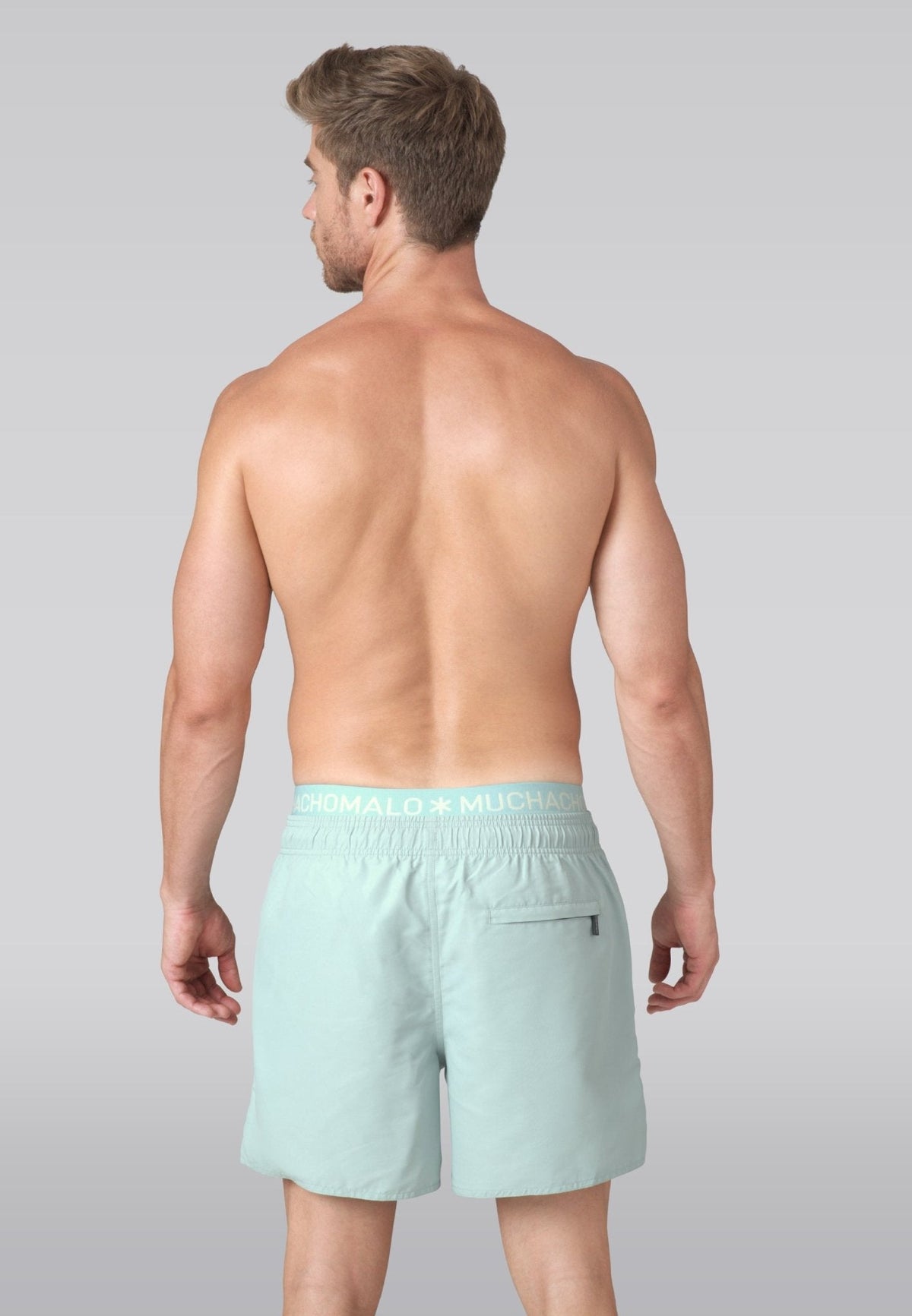 Heren zwembroek blauw