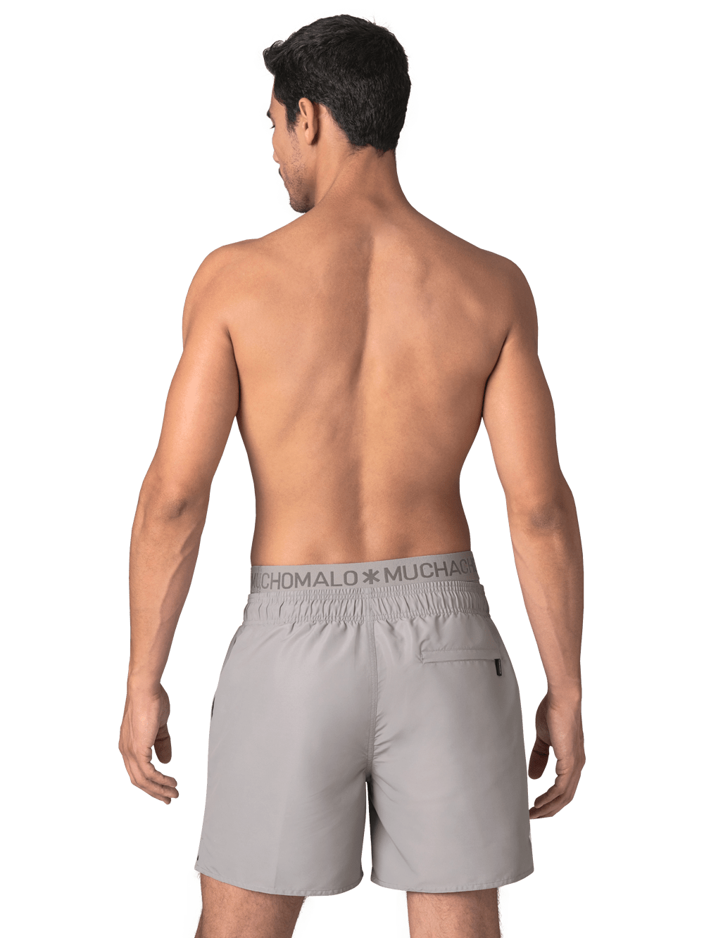 Heren Zwembroek Grijs + Gratis Microfiber boxershort