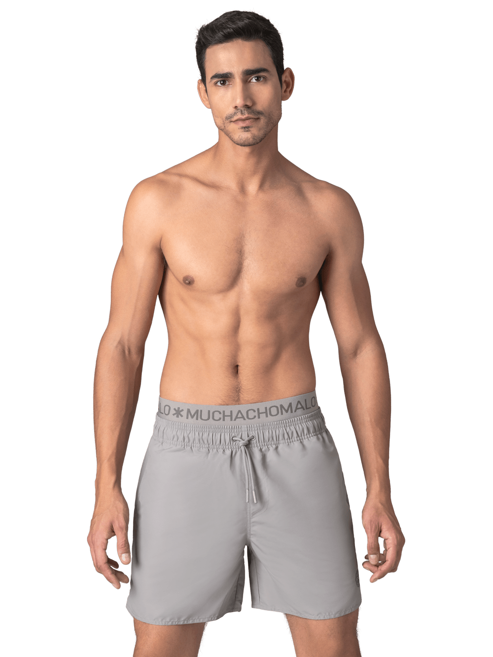 Heren Zwembroek Grijs + Gratis Microfiber boxershort