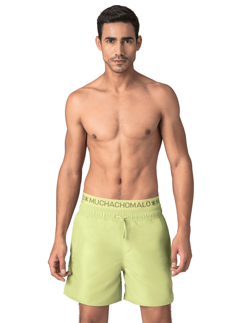 Heren Zwembroek Groen + Gratis Microfiber boxershort