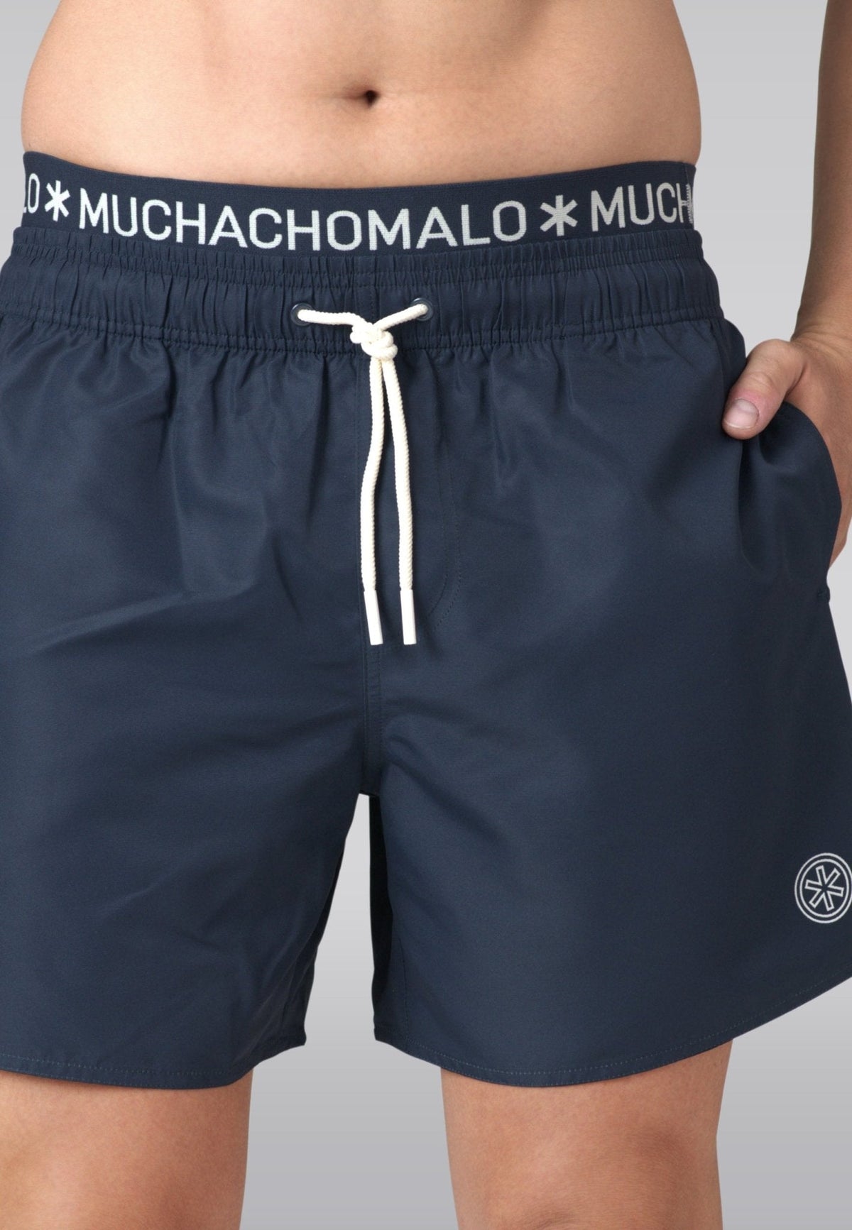 Heren zwembroek marineblauw