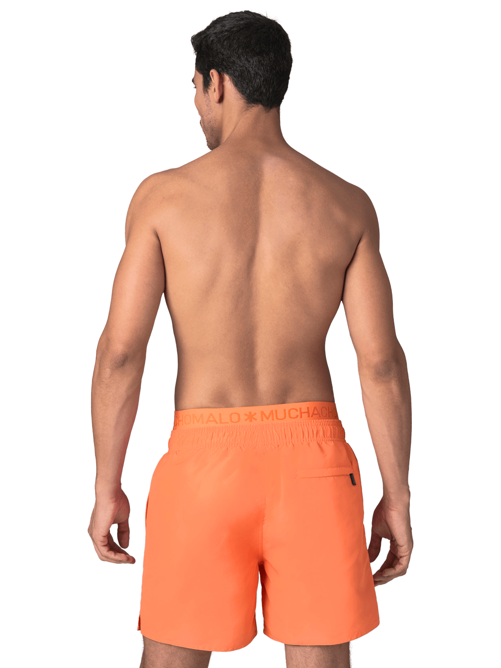 Heren Zwembroek Oranje + Gratis Microfiber boxershort