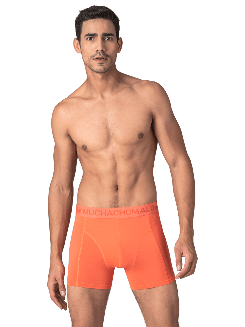 Heren Zwembroek Oranje + Gratis Microfiber boxershort