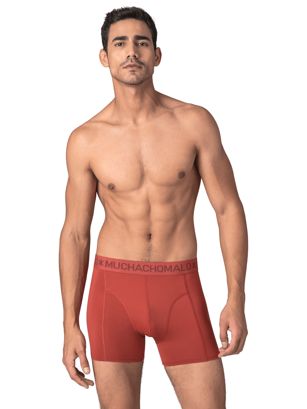 Heren Zwembroek Rood + Gratis Microfiber boxershort