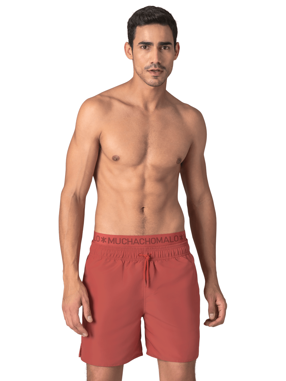 Heren Zwembroek Rood + Gratis Microfiber boxershort