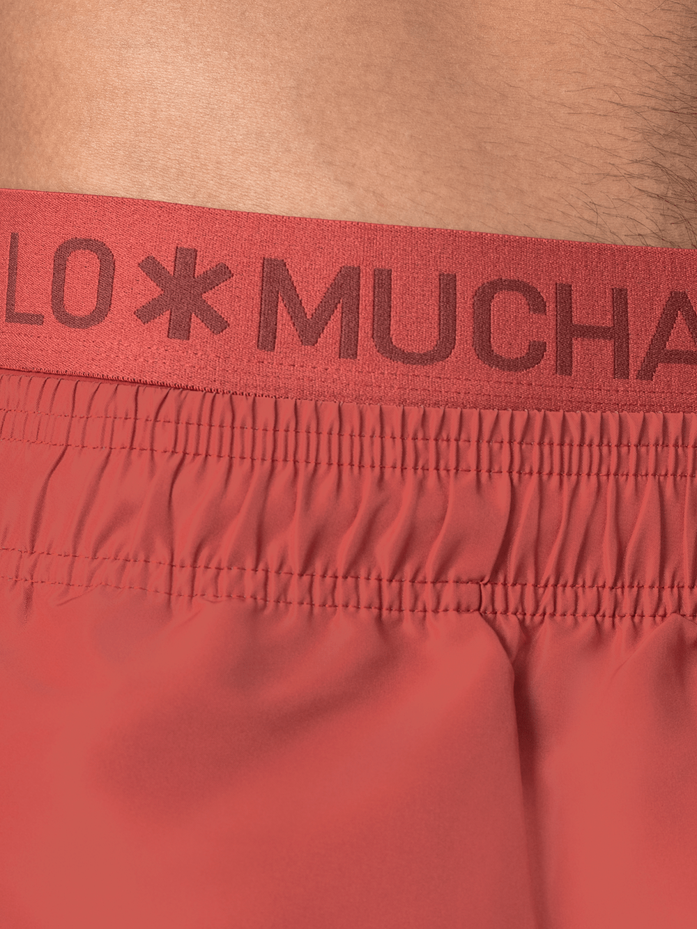 Heren Zwembroek Rood + Gratis Microfiber boxershort