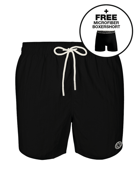 Heren zwembroek zwart