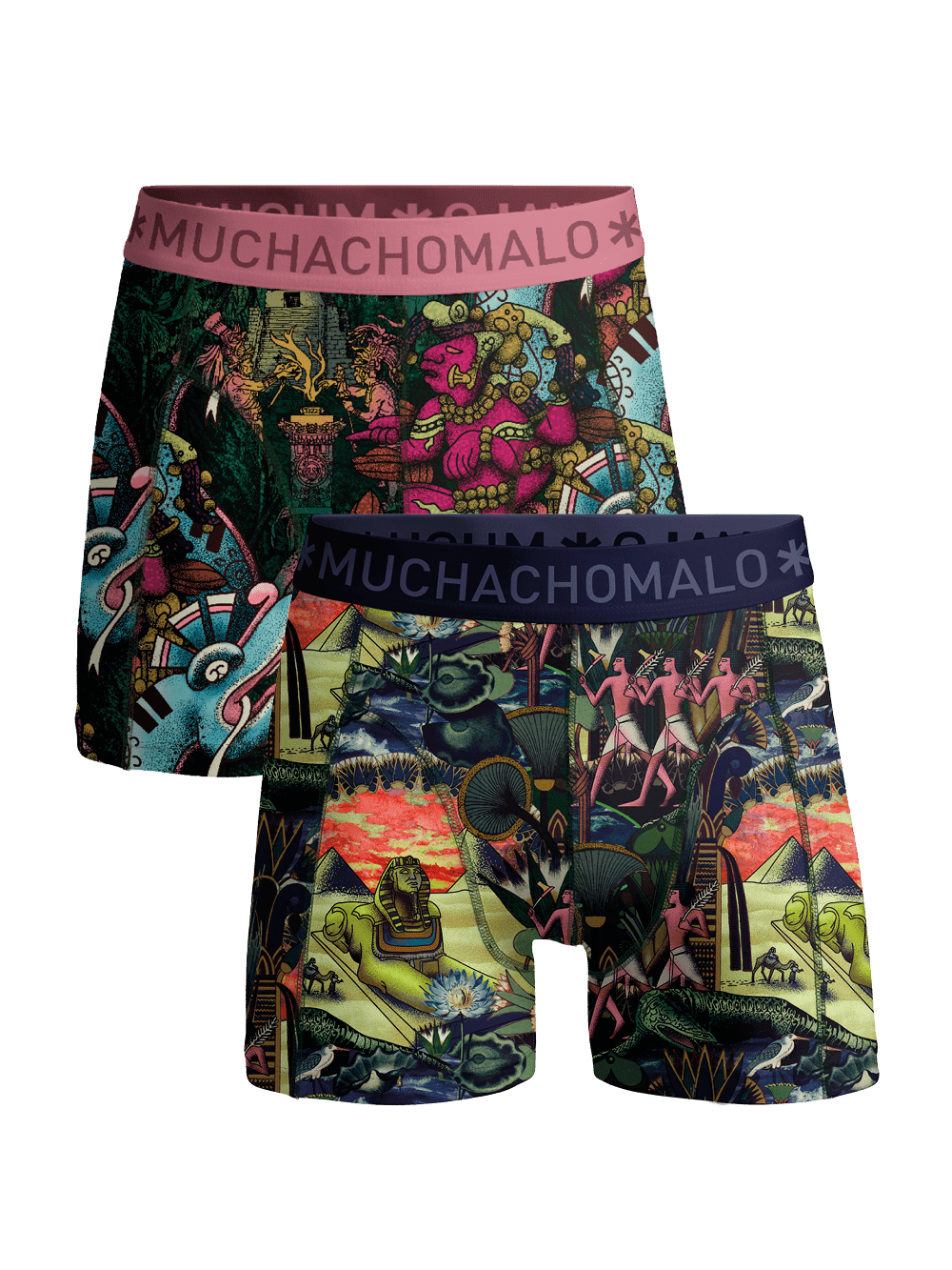 Jongens 2-pack Boxershorts Ancient Civilizations