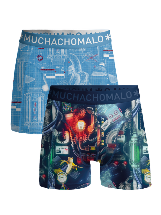 Jongens 2-pack Boxershorts Blueprint