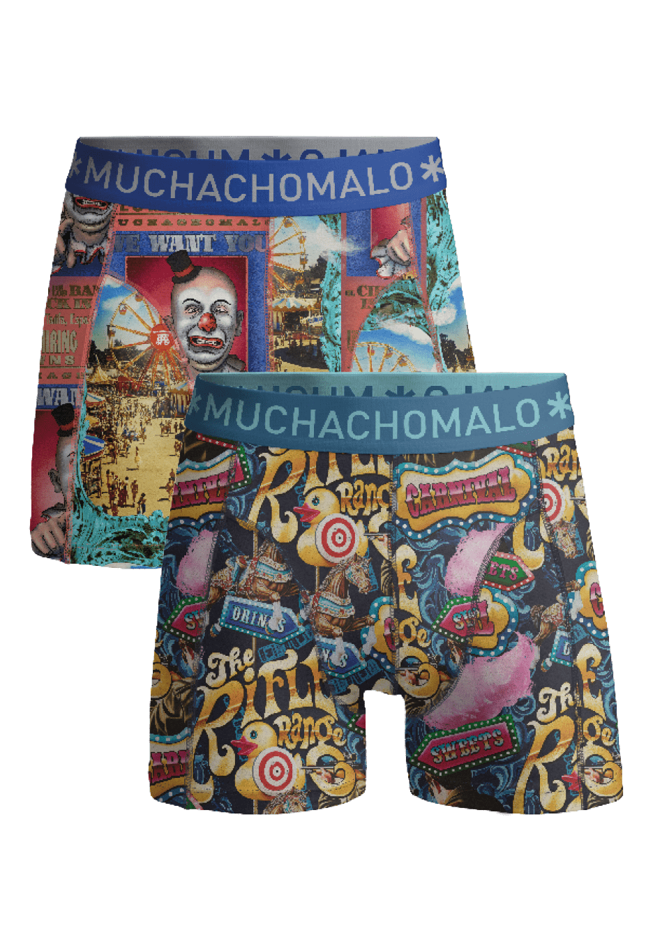 Jongens 2-pack Boxershorts Funfair