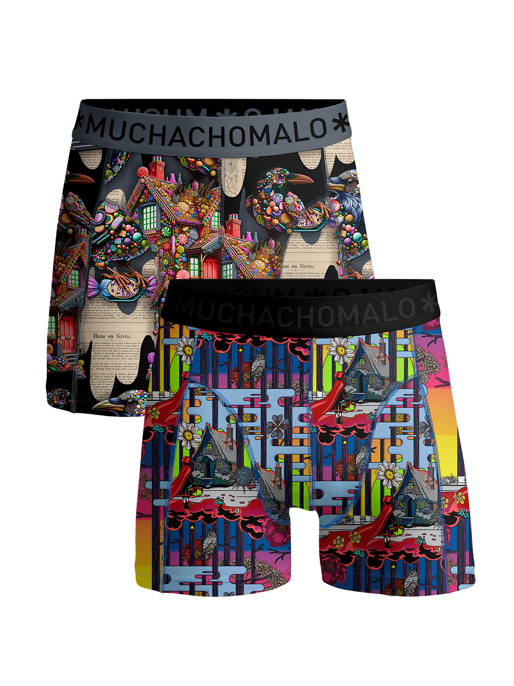 Jongens 2-pack Boxershorts Redridinghood Hansel