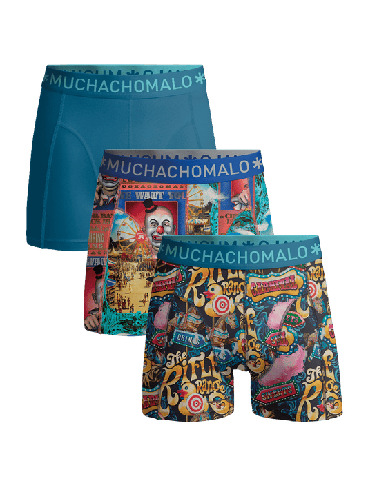 Jongens 3-pack Boxershorts Funfair
