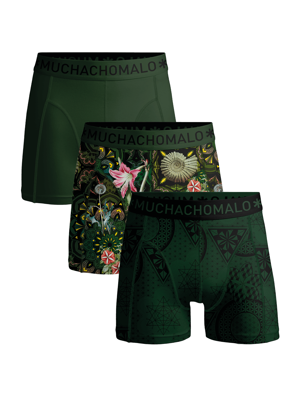 Jongens 3-pack Boxershorts Geometric