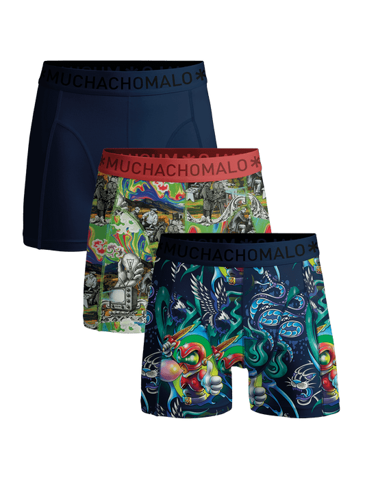 Jongens 3-pack Boxershorts New School