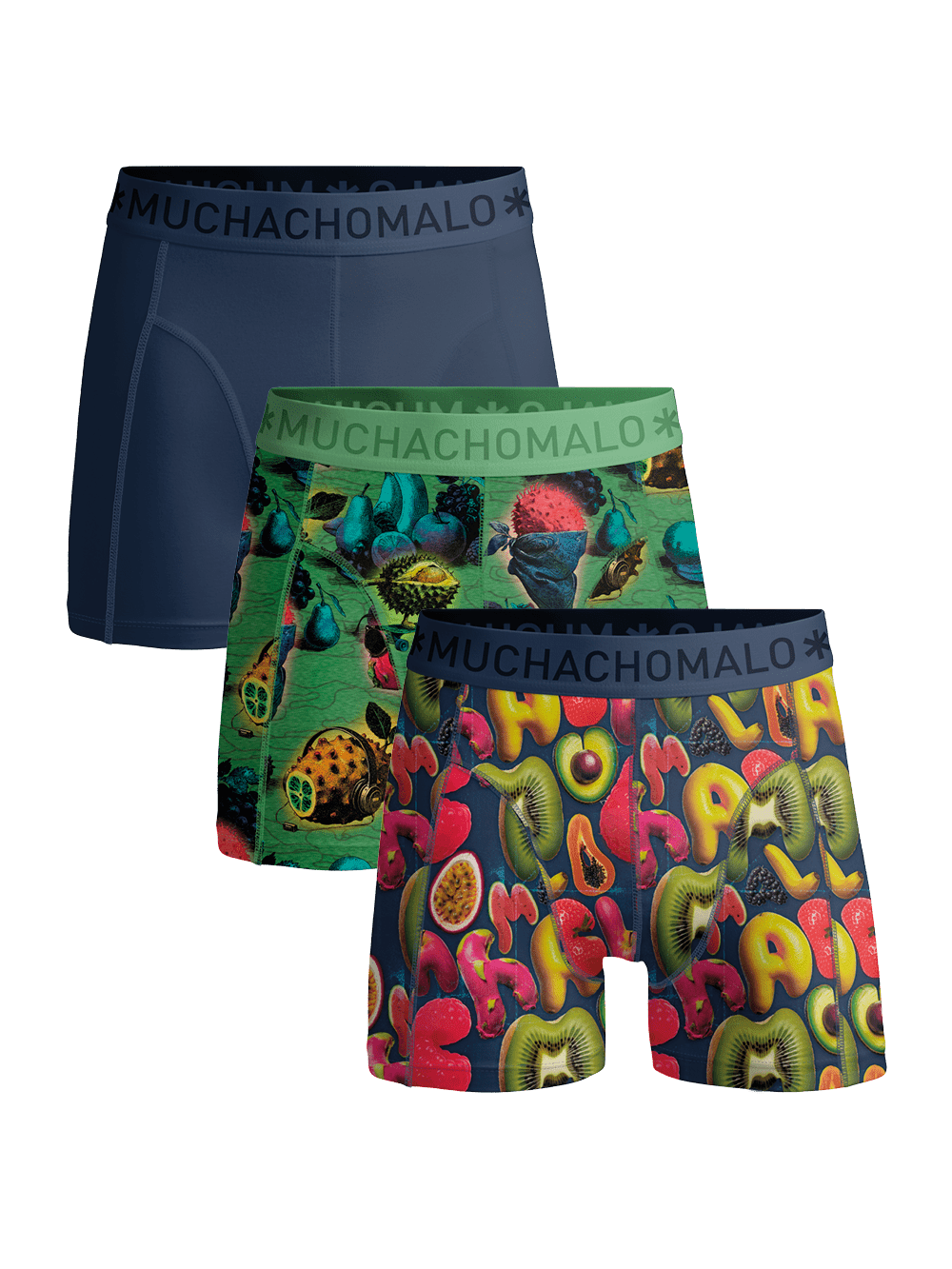 Jongens 3-pack Boxershorts Weird Fruit