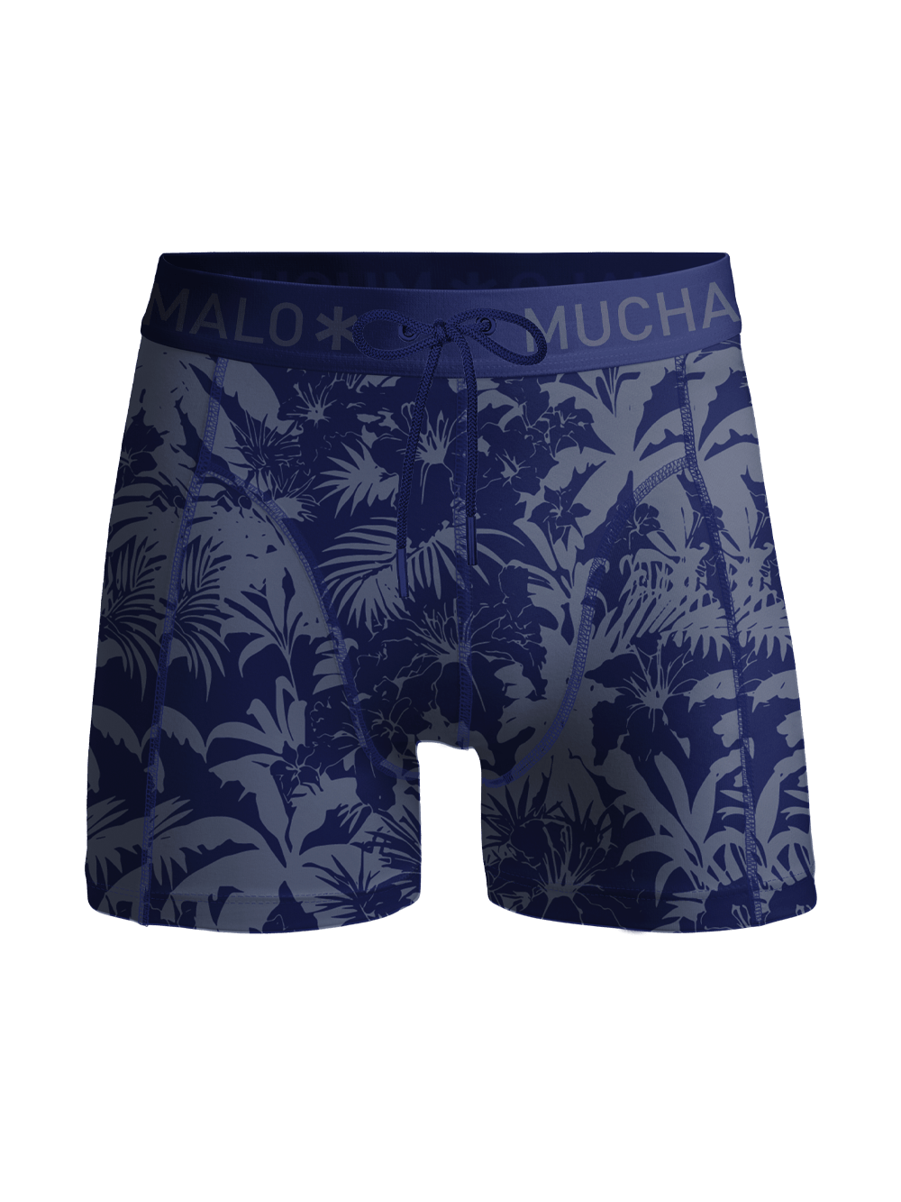Jongens Strakke Zwembroek Print Blauw